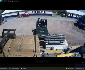 Screenshot van een camera observatiesysteem van Adhetec